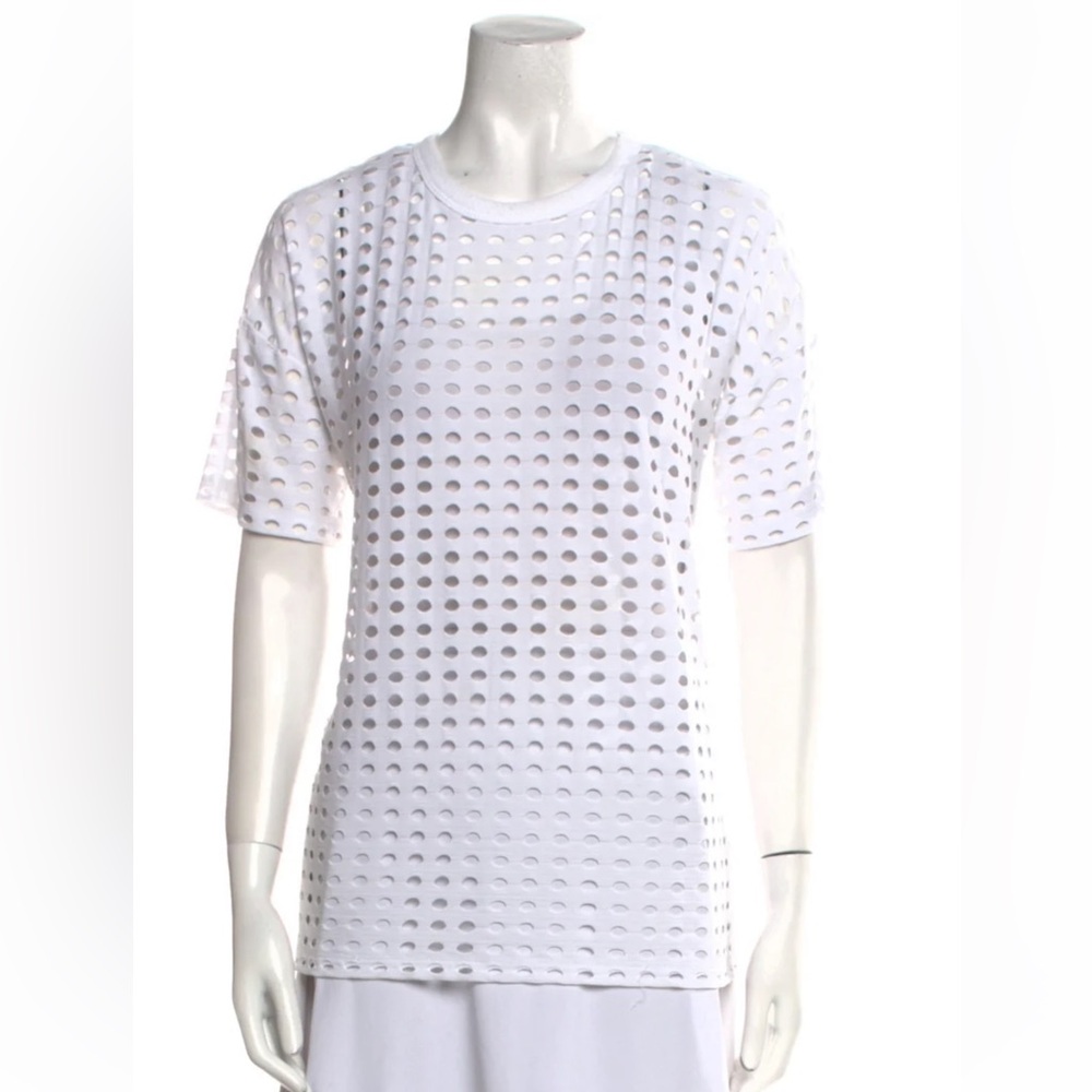 T by Alexander Wang White Perforated